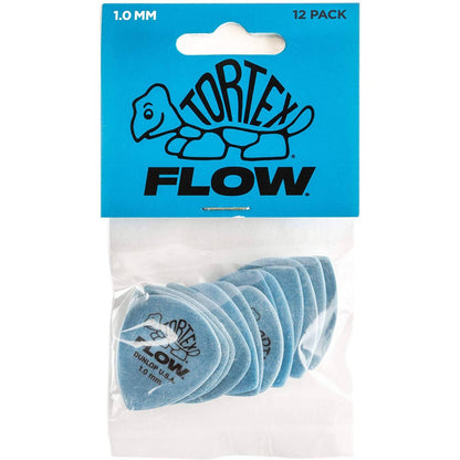 Jim Dunlop 558P1.0 Tortex Flow Standard Guitar Picks, Pack of 12 - Reco Music Malaysia