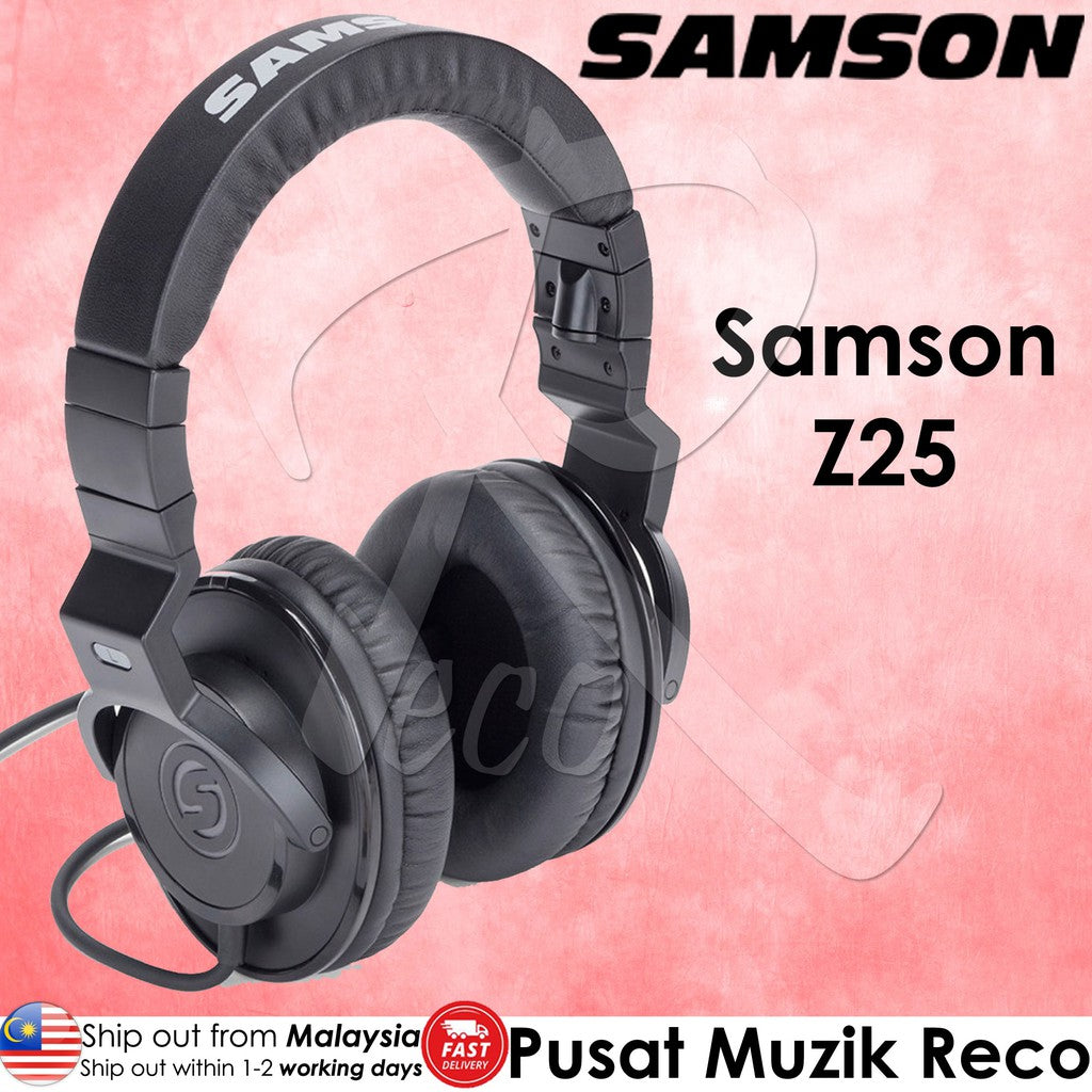 Samson Z25 Ear Cups Studio Headphones - Reco Music Malaysia