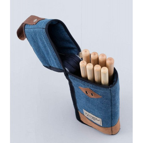 Tama TSB12 DBL Powerpad Designer Drumstick Stick Bag Blue Denim - Reco Music Malaysia