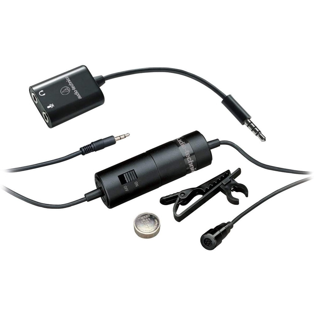 Audio Technica ATR3350xiS Omnidirectional Condenser Lavalier Mic Audio-Technica ATR-3350xiS ATR 3350xiS Microphone - Reco Music Malaysia