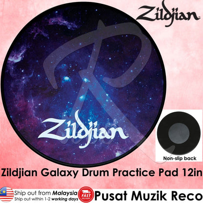 Zildjian ZXPPGAL12 12in Galaxy Practice Pad Drum Practice Pad - Reco Music Malaysia