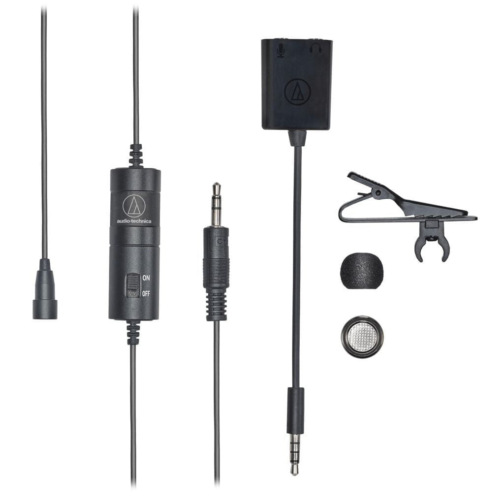 Audio Technica ATR3350xiS Omnidirectional Condenser Lavalier Mic Audio-Technica ATR-3350xiS ATR 3350xiS Microphone - Reco Music Malaysia