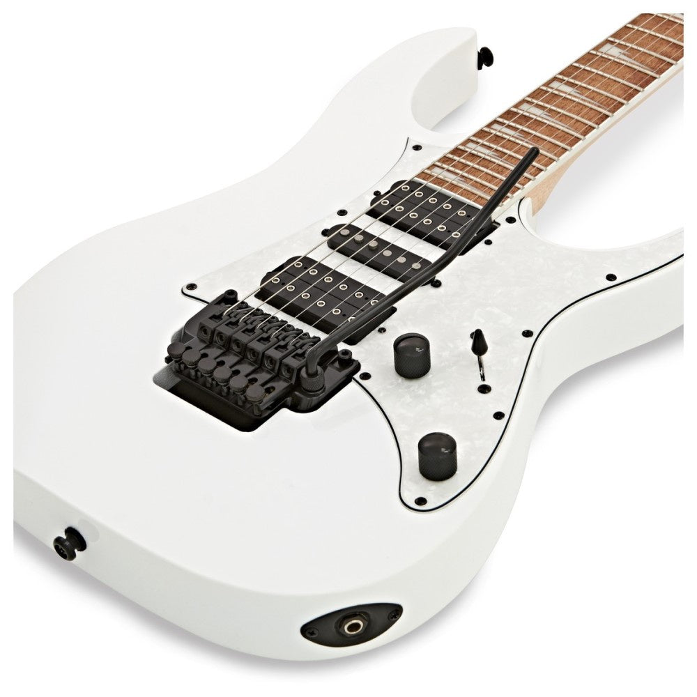 Ibanez RG350DXZ-WH Standard RG Series 24 Frets Electric Guitar Double-Locking Tremolo White (RG350DXZ WH) - Reco Music Malaysia