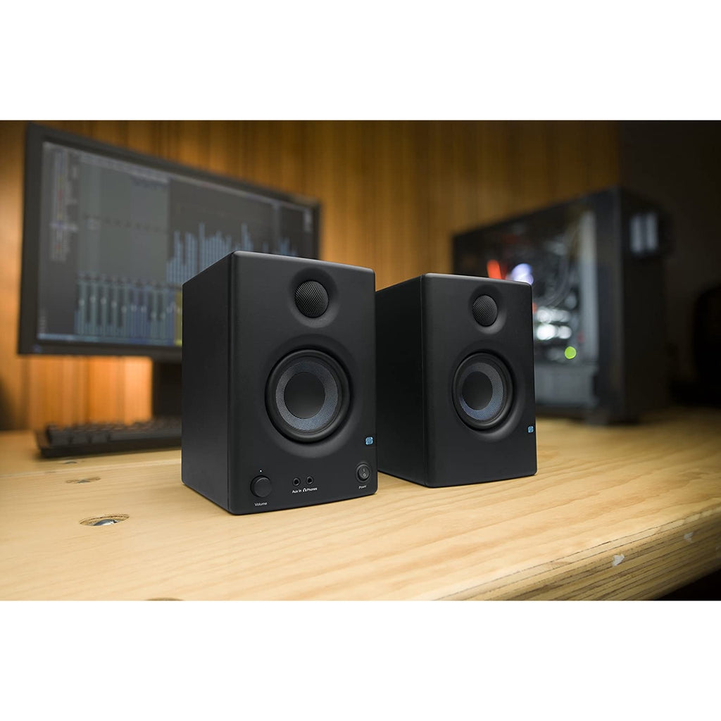 PreSonus Eris E3.5 3.5 inch Powered Studio Monitor Speaker PAIR - Reco Music Malaysia