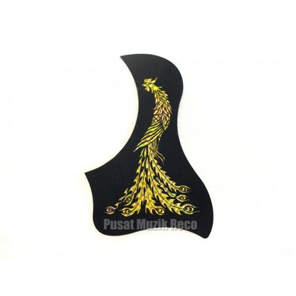 RM Acoustic Guitar Pickguard - E12 Silver Phoenix - Reco Music Malaysia