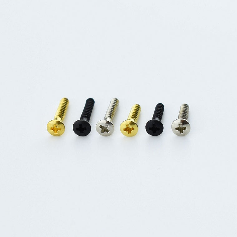 RM GF0090-BK8L Electric Guitar Humbucker Pickup Mounting Ring Screws, Black 8 Long - Reco Music Malaysia