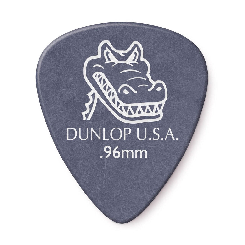 Jim Dunlop 417P096 Gator Grip Guitar Pick 0.96mm Guitar Picks Pack, Violet (12pcs) - Reco Music Malaysia