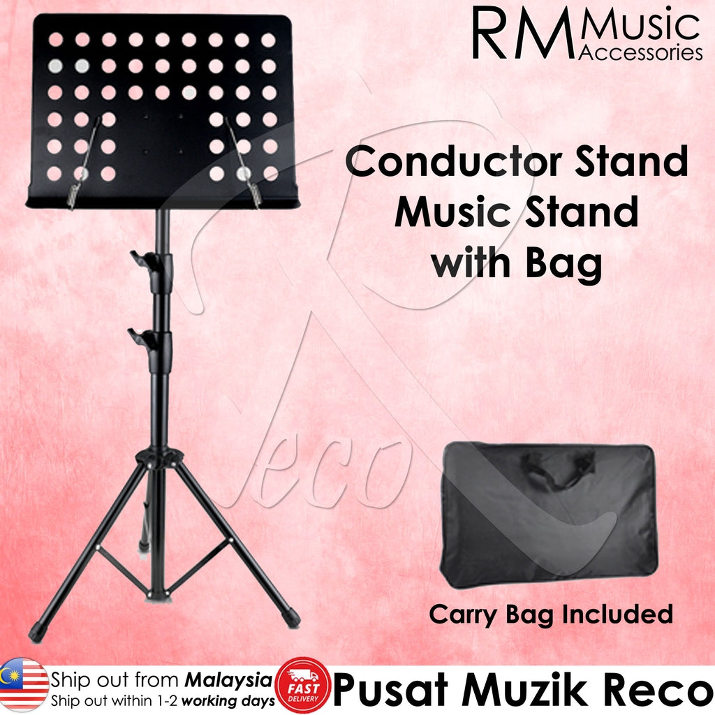 RM Conductor Stand Note Stand Music Stand with Carry bag - Reco Music Malaysia