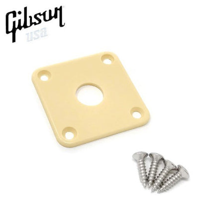 Gibson PRJP-030 Guitar Jack Plate, Creme Plastic | Reco Music Malaysia