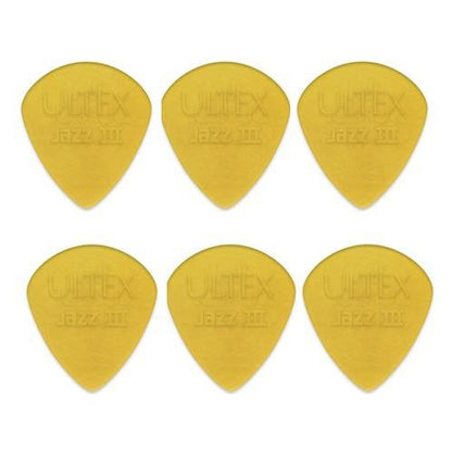 Jim Dunlop 427P1.38 Ultex Jazz III Guitar Pick, 6- Pick Player's Pack - Reco Music Malaysia