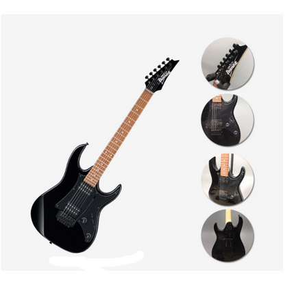 Ibanez GRX22EX-BKN Black Night Standard Electric Guitar - Reco Music Malaysia