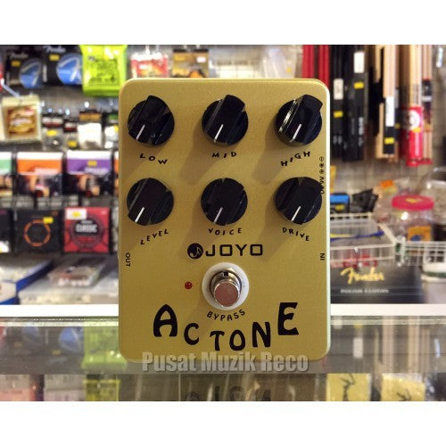 Joyo JF-13 AC Tone Vintage Tube Amplifier Guitar Effect Pedal - Reco Music Malaysia