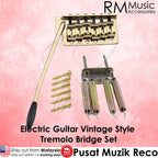 RM GF1172-GD GOLD Vintage Style Electric Guitar Tremolo Bridge System Set - Reco Music Malaysia