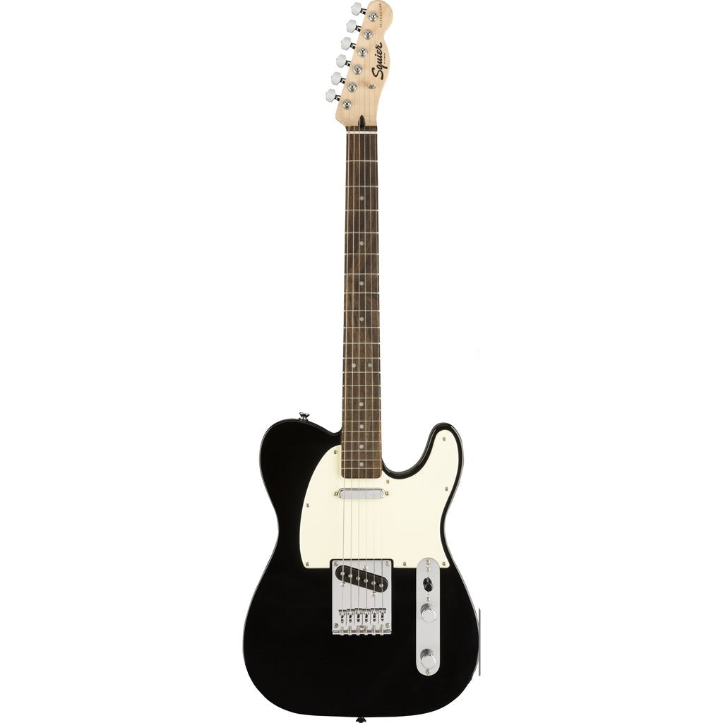 Fender Squier 0370045506 Bullet Telecaster Electric Guitar Laurel Fingerboard, Black - Reco Music Malaysia