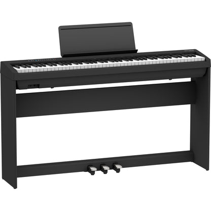 Roland FP-30X 88 keys Digital Piano W/ Bench Headphone 3 Pedals Stand Black - Reco Music Malaysia