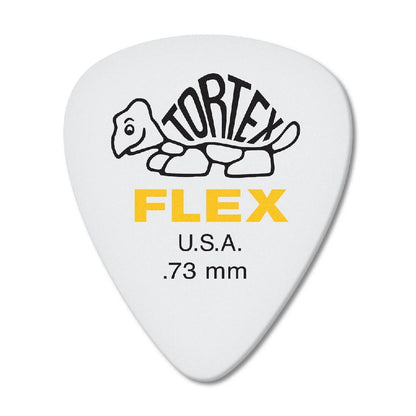 Jim Dunlop 428P073 Tortex Flex Standard 0.73mm Guitar Picks Player Pack - Reco Music Malaysia