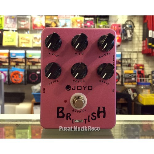 Joyo JF-16 British Sound Guitar Effect Pedal - Reco Music Malaysia