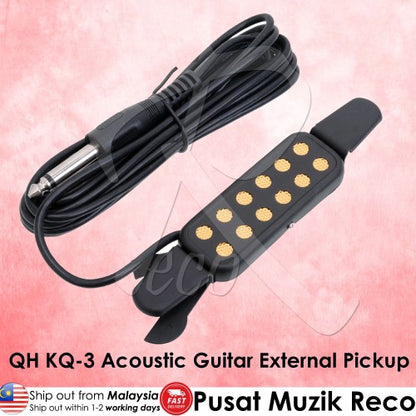 QH KQ-3 Acoustic Guitar External Pickup - Reco Music Malaysia