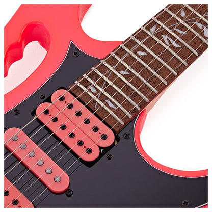 Ibanez JEMJRSP PK Steve Vai Signature Electric Guitar 24 Frets Double-Locking Tremolo , Pink - Reco Music Malaysia