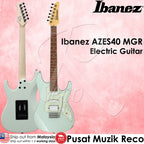 Ibanez AZES40-MGR Mint Green Essential AZ Series Electric Guitar with HSS Pickup & Tremolo Poplar Body Jatoba Fretboard - Reco Music Malaysia
