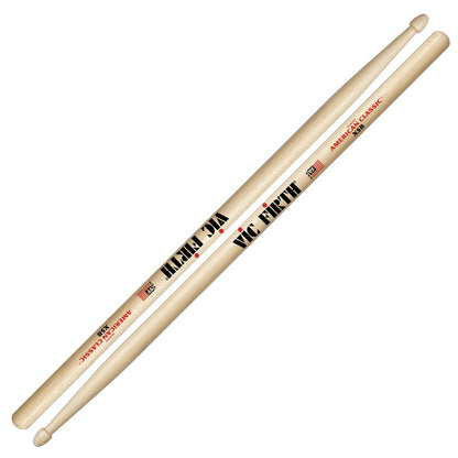 Vic Firth X5B American Classic Hickory Drumstick - Extreme 5B - Wood Tip - Reco Music Malaysia