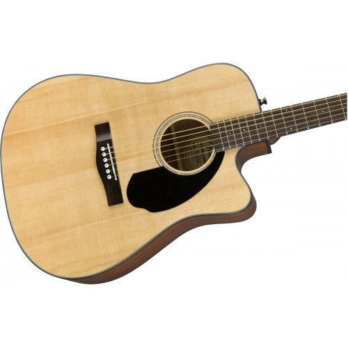 Fender CD-60SCE-Natural Solid Top 6-String Acoustic-Electric Guitar | Reco Music Malaysia