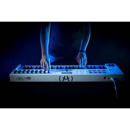 Arturia KeyLab Essential 49 49 key USB Midi White Keyboard Controller- Reco Music Malaysia