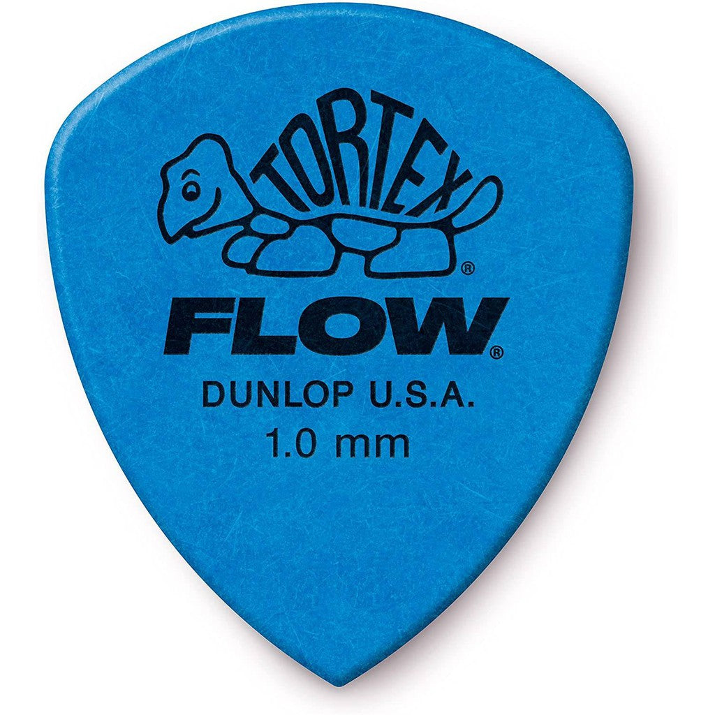 Jim Dunlop 558P1.0 Tortex Flow Standard Guitar Picks, Pack of 12 - Reco Music Malaysia