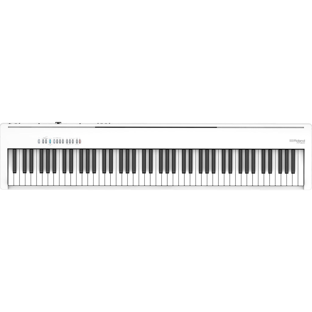 Roland FP-30X 88 keys White Digital Piano W/ RH-5 Headphone & DP-2 Pedal - Reco Music Malaysia