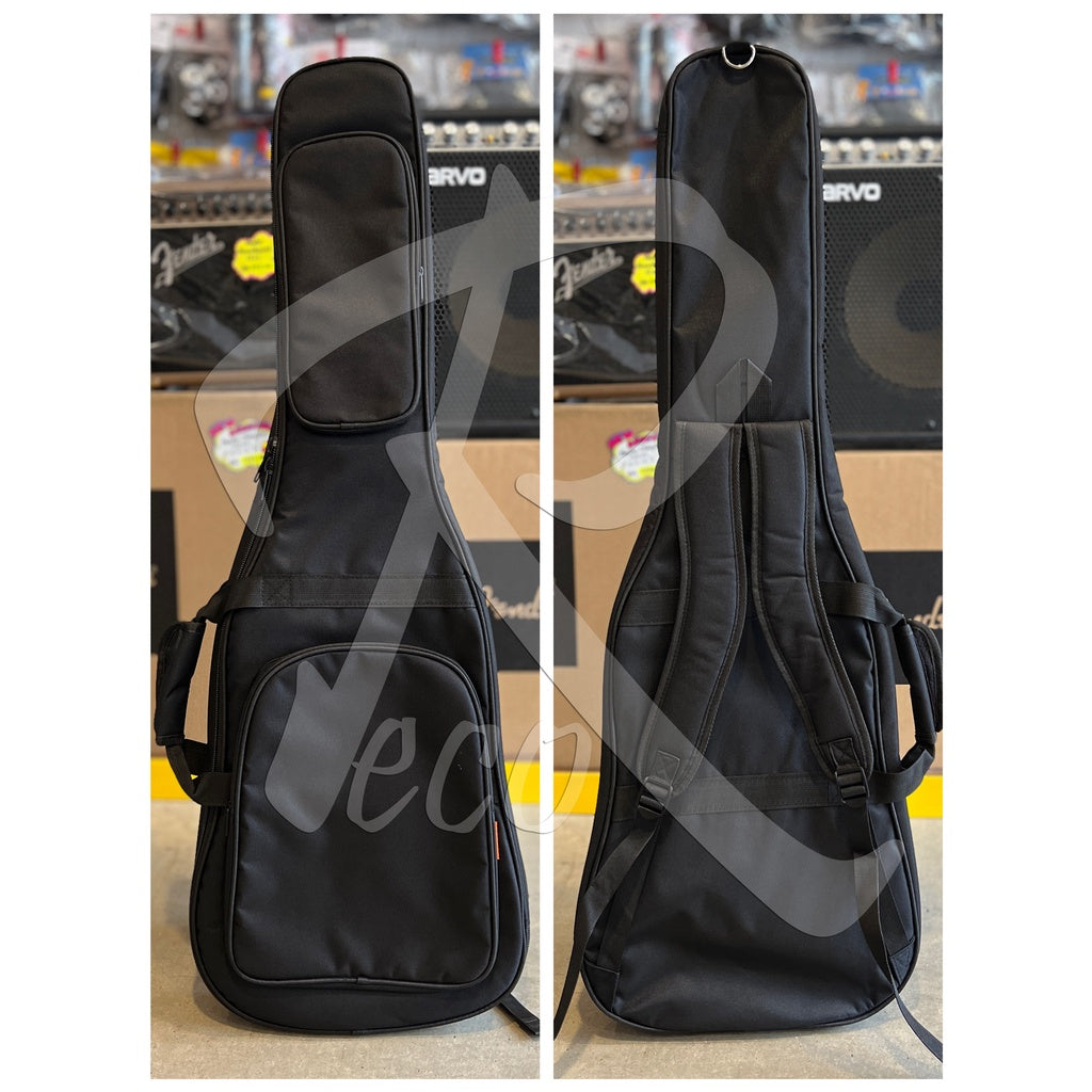 RM REB200 20mm Thick Padded Electric Guitar Bag With Neck Rest Double Shoulder Strap - Reco Music Malaysia