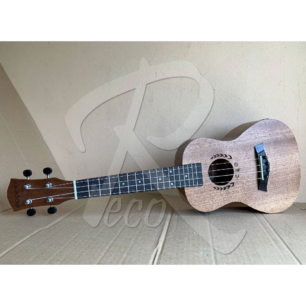 RM Concert Ukulele with Pickup Tuner Natural with Free Bag - Reco Music Malaysia