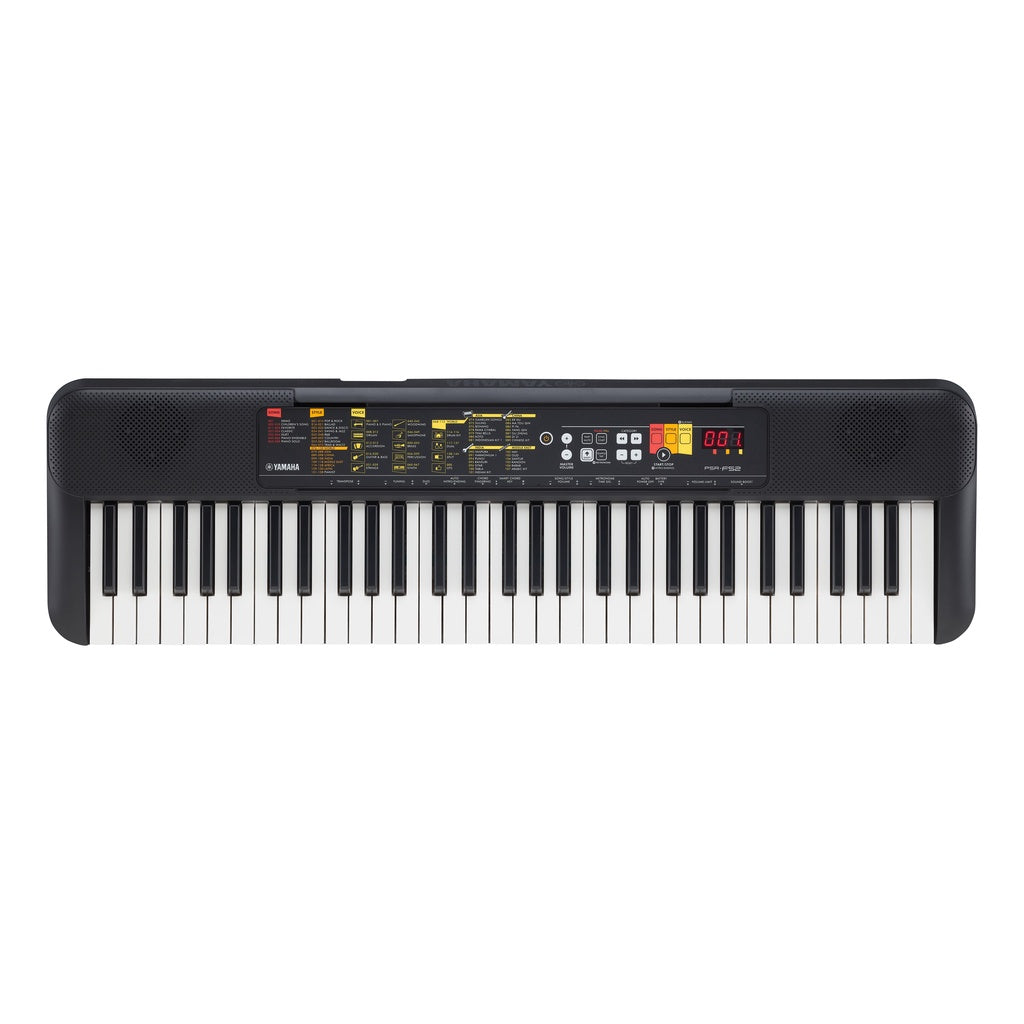 Yamaha PSR-F52 61 Keys Electronic Portable Keyboard With Adaptor & Book Rest - Reco Music Malaysia