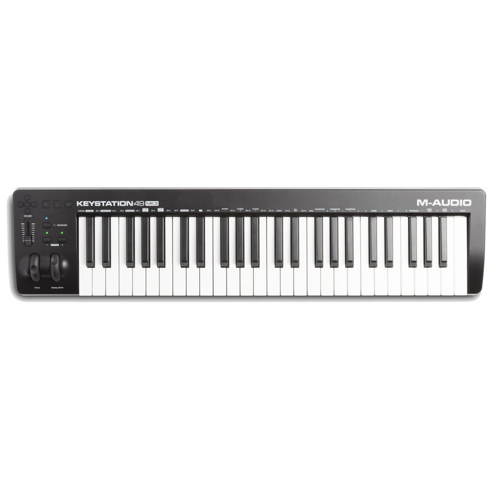 M-Audio Keystation 49 MK3 49 Full-sized Key USB MIDI Keyboard Controller - Reco Music Malaysia