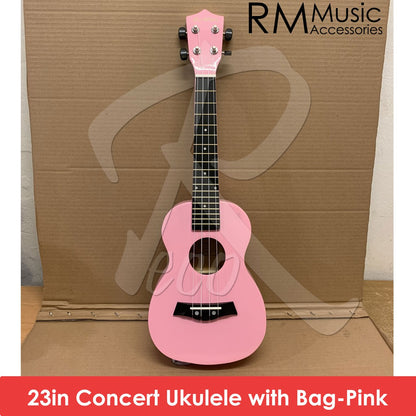 RM 23in Concert Ukulele Wooden Ukulele not Toy Hawaii Guitar Beginner Ukulele