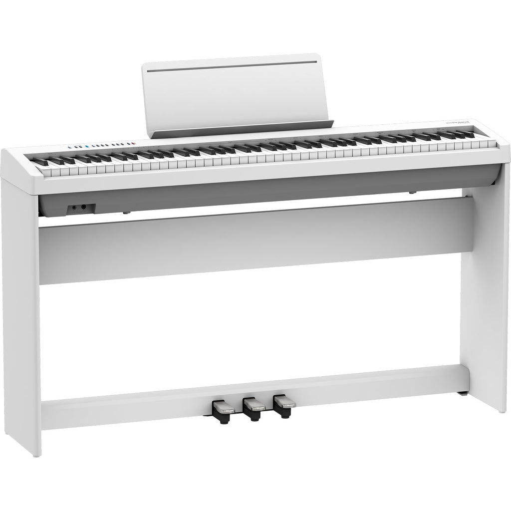 Roland FP-30X White 88 keys Digital Piano W/ Bench Headphone 3 Pedals Stand - Reco Music Malaysia