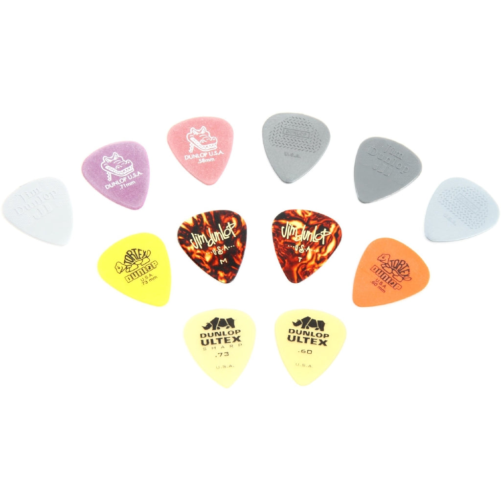 Jim Dunlop PVP101 Guitar Pick Variety Pack, Light Medium (12pcs) | Reco Music Malaysia