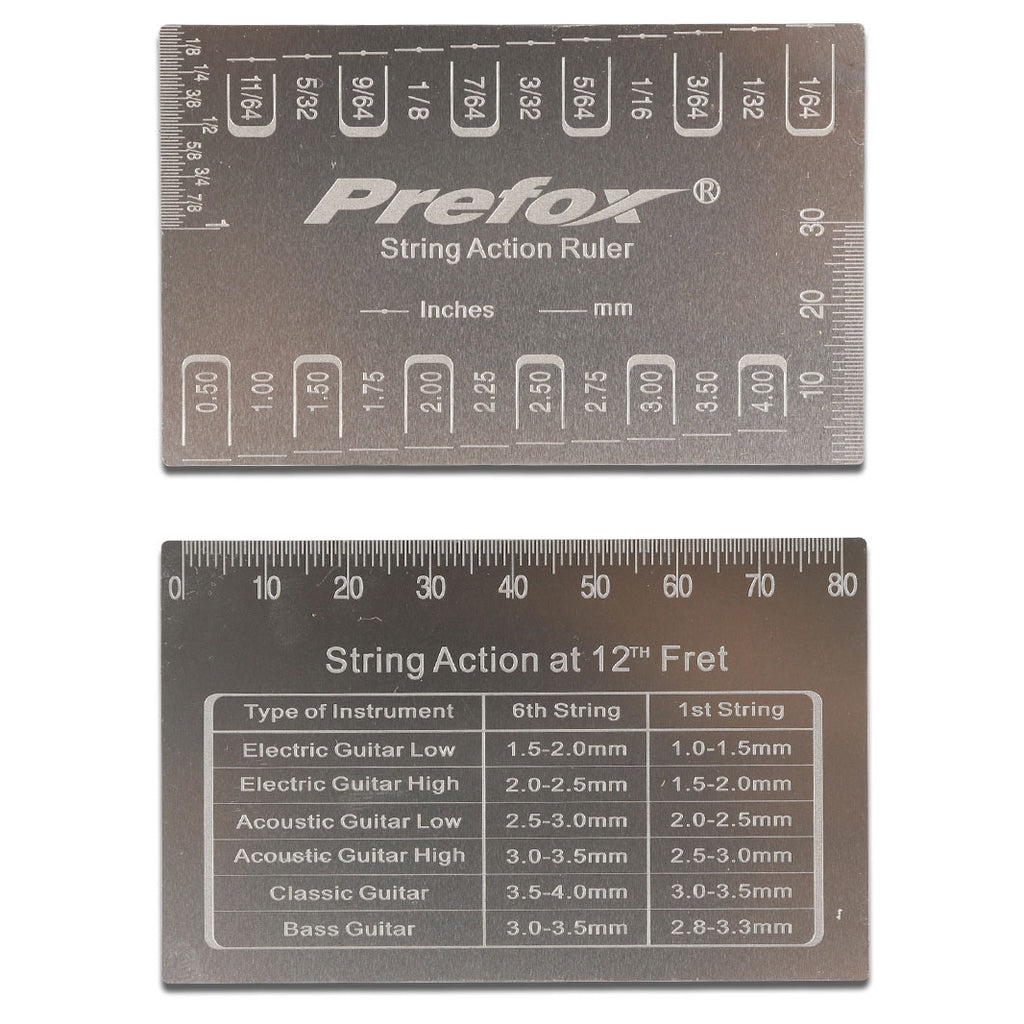 RM Guitar Tools Guitar String Action Ruler - Reco Music Malaysia