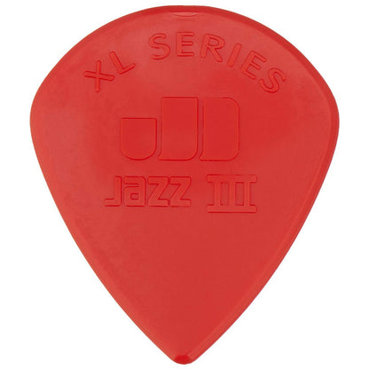 Jim Dunlop 47PXLN Nylon Jazz III XL Guitar Picks, Red, 6-Pack - Reco Music Malaysia