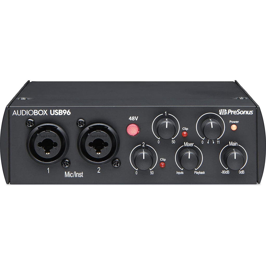 PreSonus AudioBox USB 96 24-bit 2x2 USB 2.0 Audio Interface - Reco Music Malaysia