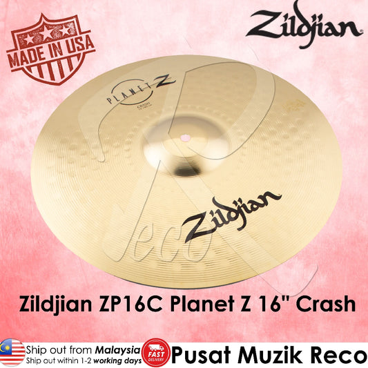 Zildjian ZP16C Planet Z 16 Inch Crash Cymbal - Reco Music Malaysia