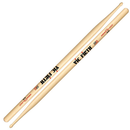 Vic Firth AJ6 American Jazz Hickory Drumstick, Wood Tip [MADE IN USA] - Reco Music Malaysia