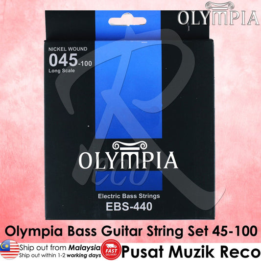 Olympia EBS-440 4 String Electric Bass Guitar String 45-100 - Reco Music Malaysia