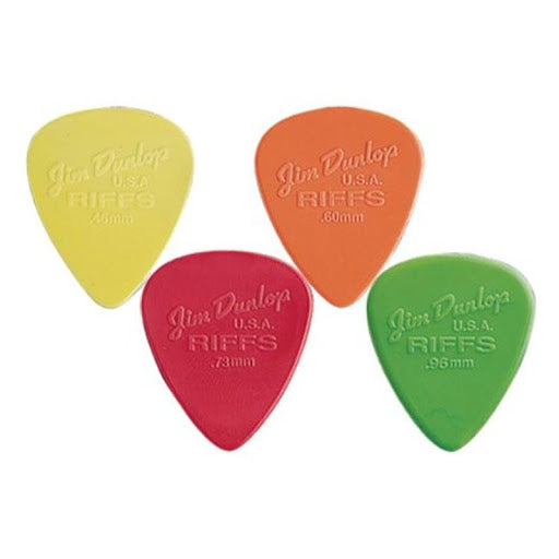 Jim Dunlop 4350 Nylon Riffs Guitar Picks - Reco Music Malaysia