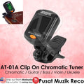RM AT-01A Rotary Chromatic Clip On Tuner - Reco Music Malaysia