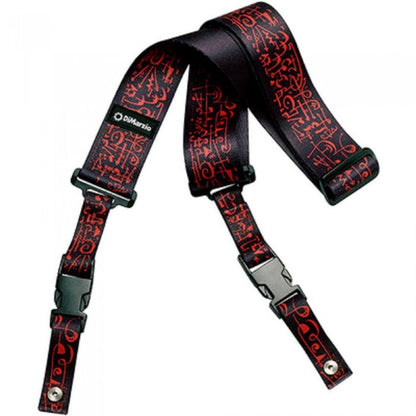 DiMarzio DD2243 Steve Vai ClipLock Signature Art Strap Cliplock Guitar Strap, Black