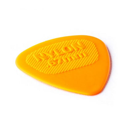 10 x Jim Dunlop Nylon Midi Guitar Pick 0.67mm Orange - Reco Music Malaysia