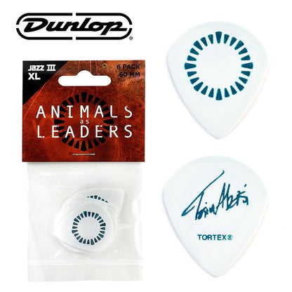 Dunlop AALP03 Animals As Leaders Tosin Abasi Tortex Jazz III XL Guitar Picks (6pcs) | Reco Music Malaysia