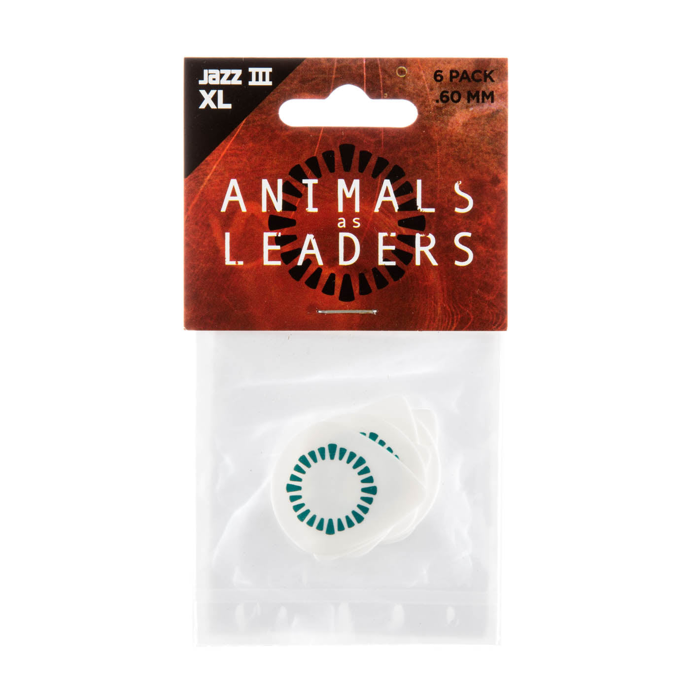 Dunlop AALP03 Animals As Leaders Tosin Abasi Tortex Jazz III XL Guitar Picks (6pcs) | Reco Music Malaysia