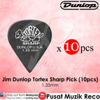 Jim Dunlop Tortex Sharp Guitar Pick 1.35mm - Reco Music Malaysia