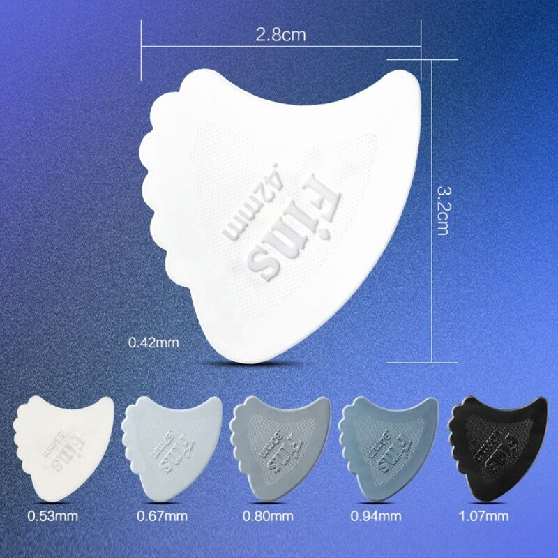 6 x Jim Dunlop Nylon Fins Guitar Pick 0.80mm - Reco Music Malaysia